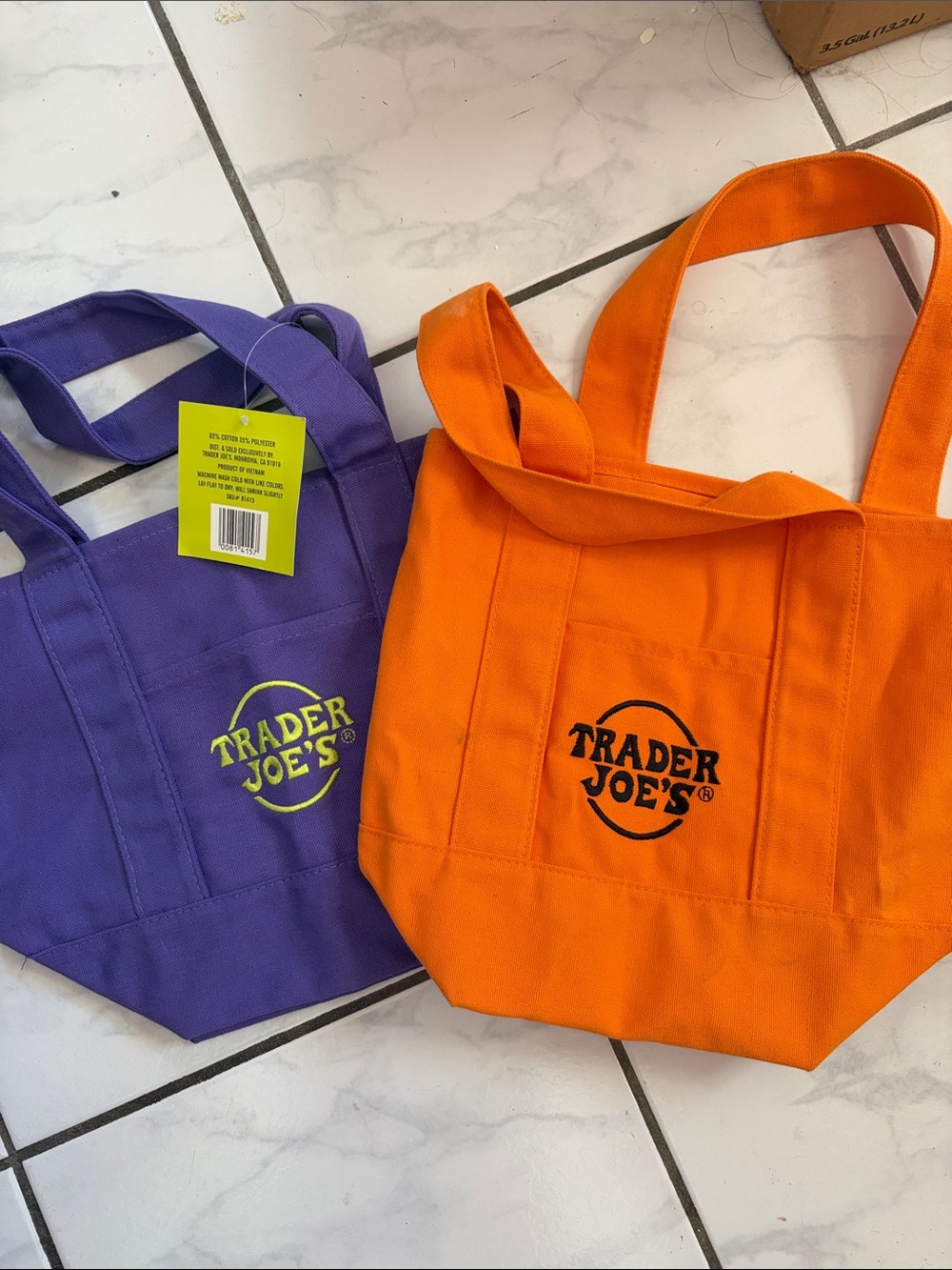 Trader Joe’s Halloween Mini Tote Bags